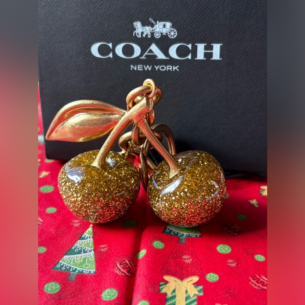 🍒 CHERRY BAG CHARM 🍒NWT 🍒 - Picture 4 of 16